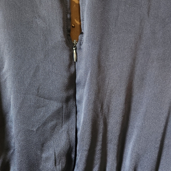 PEDAL & PUP Elegant Navy Blue Satiny Jumpsuit SIZE M - Picture 9 of 14